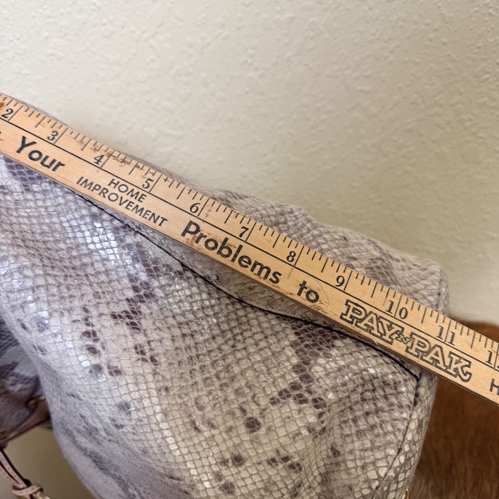 Michael Kors Python Leather Jet Set Tote Hobo Sho… - image 7